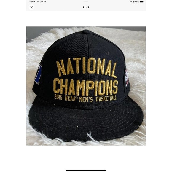 Duke University Blue Devils 2015 National Champions Nike Snapback Hat Cap NCAA - Picture 2 of 7